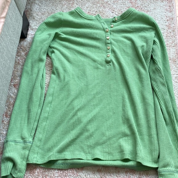 Aerie long sleeve light green size small - Picture 1 of 3